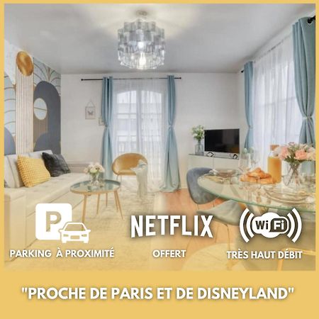 L'Elegant Chic-T2-Paris-Disneyland Jo Paris 2024 Noisy-le-Grand Exteriör bild
